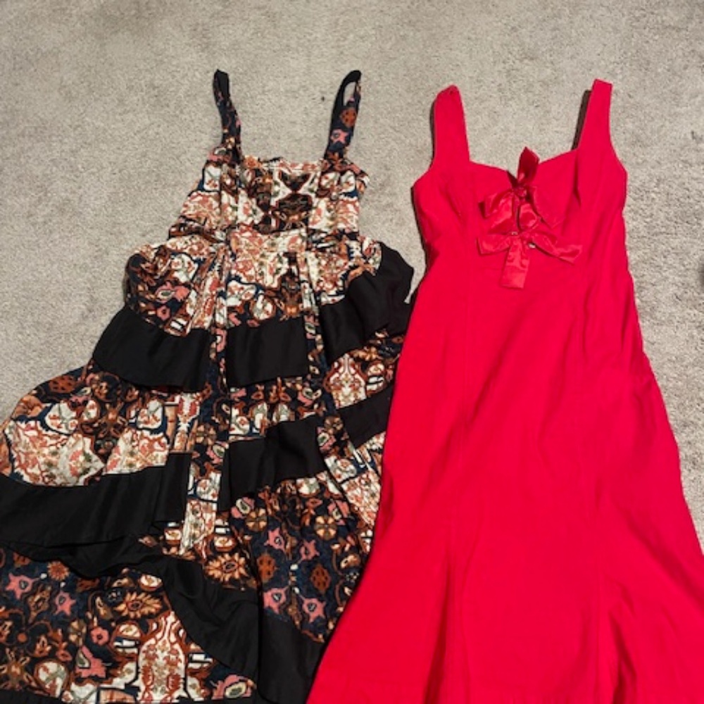 Two dresses from Anthropologie
